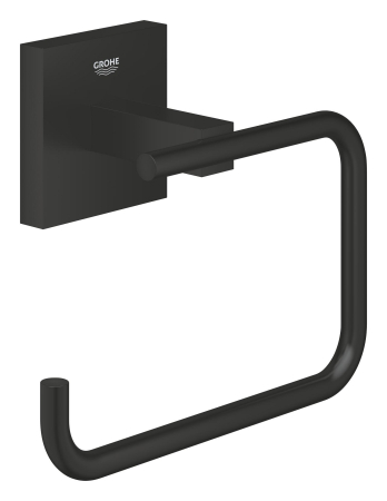 Baie - Suport hartie Grohe 409782430, igienica Start Cube, tip instalare pe perete, numar orificii instalare 2, negru