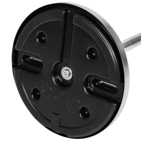 Suport hartie igienica 2 in 1 cu tija mobila, 68.5cm, argintiu [8]