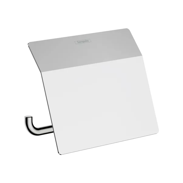 Accesorii WC - Suport hartie igienica cu protectie crom Hansgrohe AddStoris
