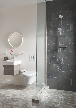 Suport hartie igienica Grohe 40367001, 167 mm, 119 mm, 1 role hartie, 1 orificii instalare, pe perete, Crom [1]