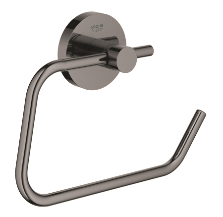 Suporturi si accesorii de baie - Suport hartie igienica Grohe 40689A01, Essentials, o rola, montare pe perete, pivotanta, elemente fixare ascunse