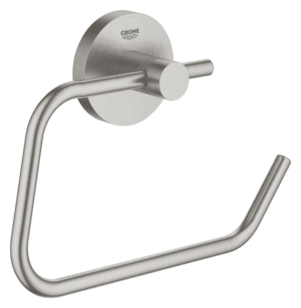 Accesorii baie - Suport hartie igienica Grohe 41200DC0, Start, pe perete, metal, mat, otel satinat