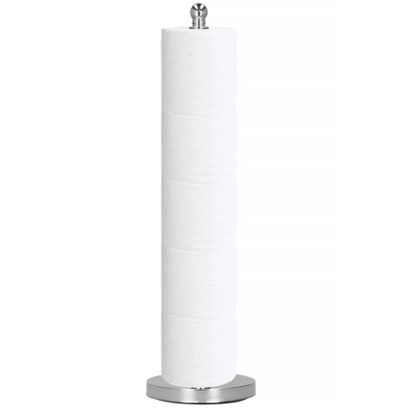 Suporturi si accesorii de baie - Suport hartie igienica tip tija, 51cm, argintiu cromat