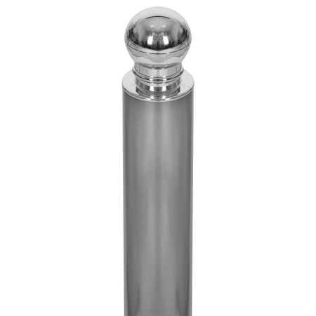 Suport hartie igienica tip tija, 51cm, argintiu cromat [5]