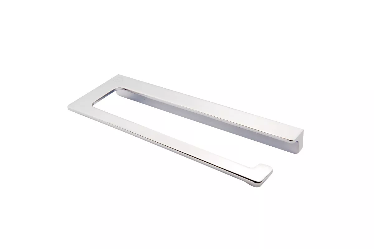 Accesorii WC - Suport hartie WC FDesign Piazza FD6-PZA-09-11-22, 1 rola, montare pe perete, fara capac, crom