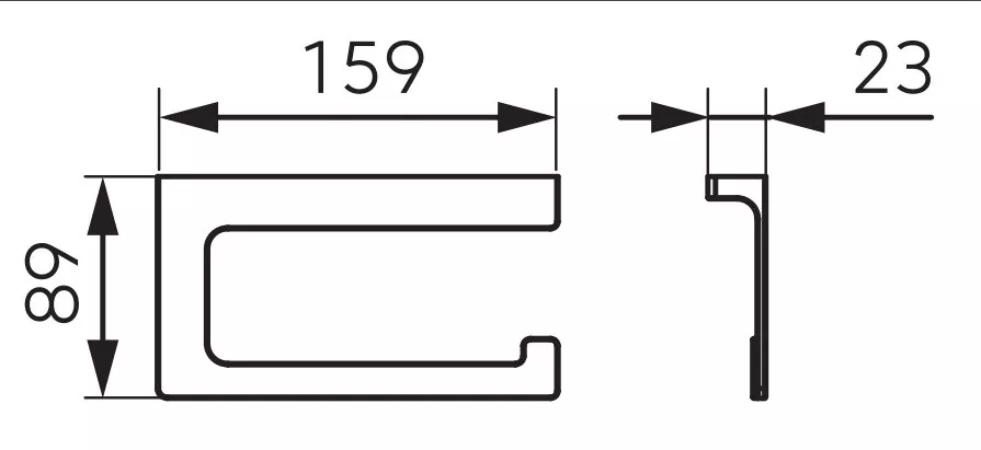 Suport hartie WC FDesign Piazza FD6-PZA-09-11-22, 1 rola, montare pe perete, fara capac, crom [1]