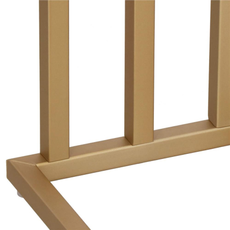 Suport prosoape baie metalic 3 brate verticale, profil patrat, finisaj mat, inaltime 86/76/66 cm, auriu [9]