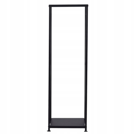 Suport metalic pentru lemne 34x34x111 cm, capacitate mare, negru [6]