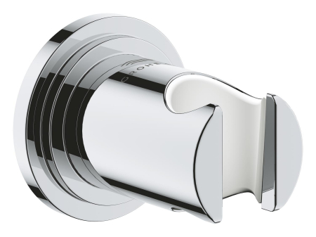 Accesorii baie - Suport para dus Grohe 26894000, 68 mm, 55 mm, universal, pe perete, metal, suport para dus incorporat, Crom