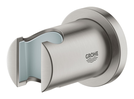 Suport para dus Grohe 27074DC0, Rainshower, aparent, universal, mat, otel satinat [1]