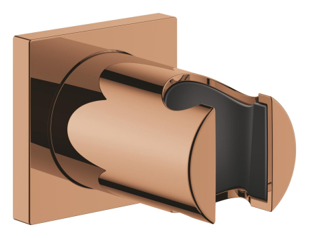 Accesorii dus - Suport para dus Grohe 27075DA0, Rainshower, pe perete, universal, lucios, cupru