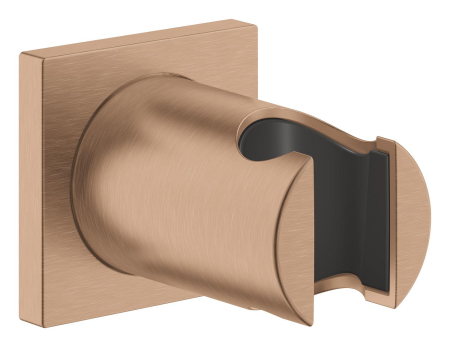 Accesorii dus - Suport para dus Grohe 27075DL0, Rainshower, pe perete, universal, mat, cupru