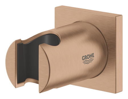Suport para dus Grohe 27075DL0, Rainshower, pe perete, universal, mat, cupru [2]