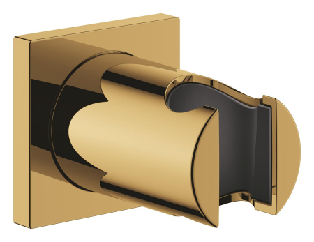Accesorii dus - Suport para dus Grohe 27075GL0, Rainshower, pe perete, universal, lucios, auriu