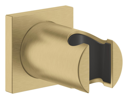 Accesorii dus - Suport para dus Grohe 27075GN0, Rainshower, pe perete, universal, mat, auriu