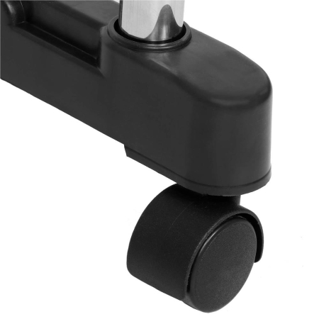 Suport pentru haine pe roti, reglabil pe inaltime si latime, din aluminiu cromat, 160x45x150cm, argintiu [13]