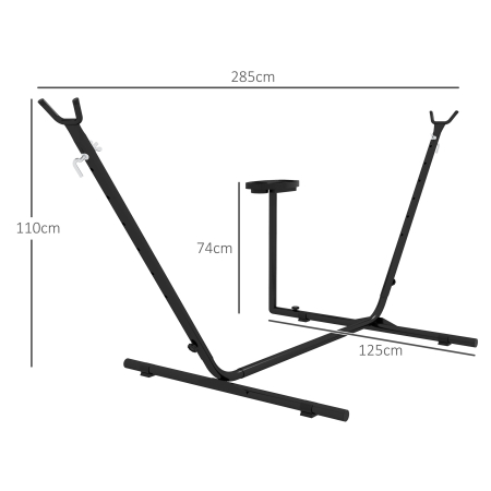  Suport pentru hamac 9,4ft si suport lateral pentru tava, [2]