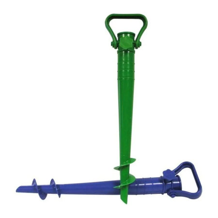 Suport pentru umbrela de plaja, reglabil pentru fixare in nisip, 42 cm, polipropilena, culori asortate [5]