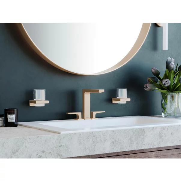 Suport periute de dinti Hansgrohe AddStoris bronz periat [1]