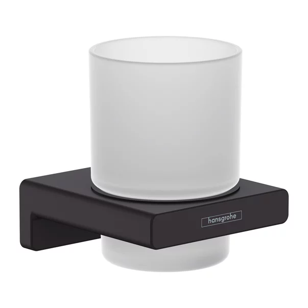 Accesorii lavoare - Suport periute de dinti Hansgrohe AddStoris negru mat