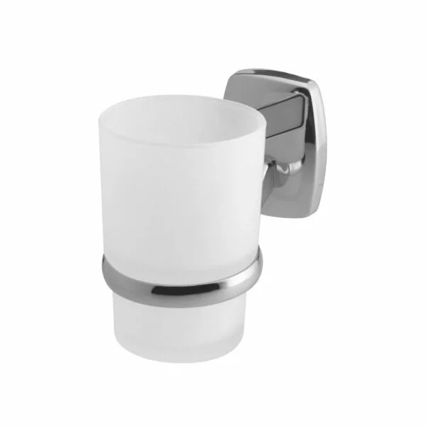 Accesorii lavoare - Suport periute de dinti satinat Bisk Oregon