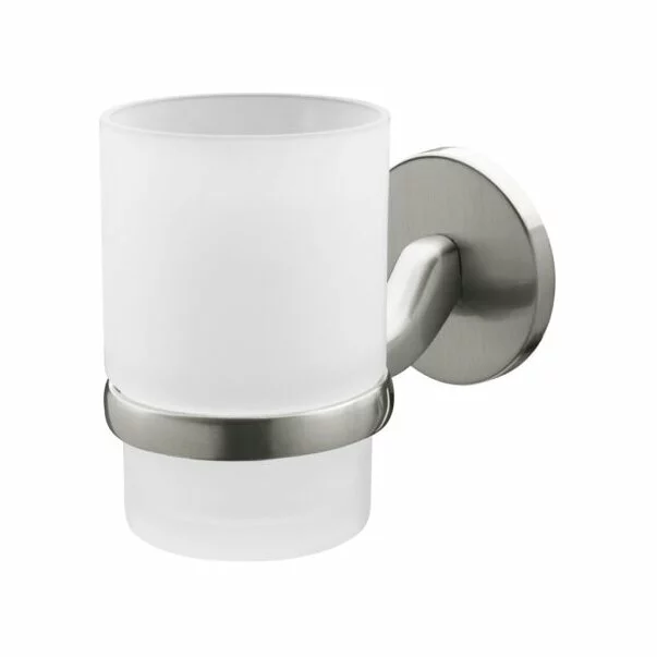 Accesorii lavoare - Suport periute de dinti satinat Bisk Virginia