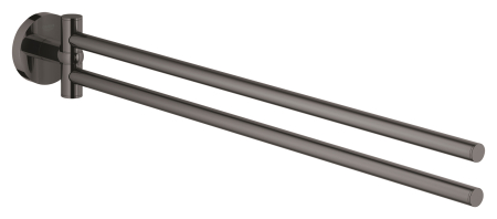 Accesorii baie - Suport prosop Grohe 40371A01, Essentials, pe perete, 449 mm, metal, lucios, grafit