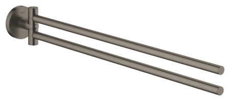 Accesorii baie - Suport prosop Grohe 40371AL1, Essentials, pe perete, 449 mm, metal, mat, grafit