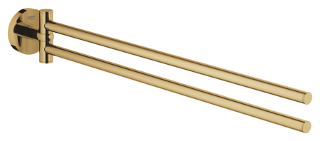 Accesorii baie - Suport prosop Grohe 40371GL1, Essentials, pe perete, 449 mm, metal, lucios, auriu