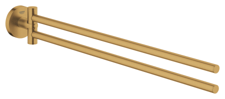 Accesorii baie - Suport prosop Grohe 40371GN1, Essentials, pe perete, 449 mm, metal, mat, auriu