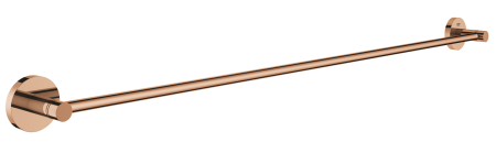Accesorii baie - Suport prosop Grohe 40386DA1, Essentials, pe perete, 800 mm, metal, lucios, cupru