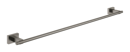 Accesorii baie - Suport prosop Grohe 40509AL1, Essentials Cube, pe perete, 600 mm, metal, mat, grafit
