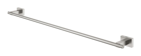 Suport prosop Grohe 40509DC1, Essentials Cube, pe perete, 600 mm, metal, mat, otel satinat [1]