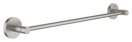 Accesorii baie - Suport prosop Grohe 40688DC1, Essentials, pe perete, 450 mm, metal, mat, otel satinat