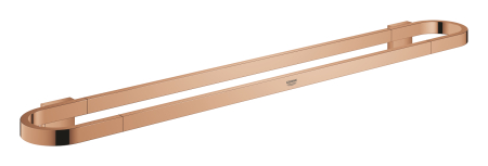 Accesorii baie - Suport prosop Grohe 41056DA0, Selection, 600 mm, pe perete, metal, lucios, cupru