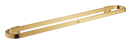Accesorii baie - Suport prosop Grohe 41056GL0, Selection, 600 mm, pe perete, metal, lucios, auriu