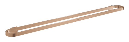Accesorii baie - Suport prosop Grohe 41058DL0, Selection, 800 mm, pe perete, metal, mat, cupru