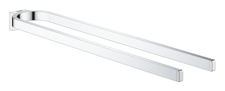 Accesorii baie - Suport prosop Grohe 41059000, 411 mm, 75 mm, 2 orificii instalare, 2 rafturi, pe perete, metal, Crom