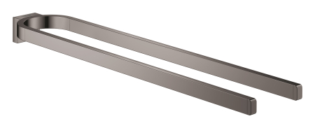 Accesorii baie - Suport prosop Grohe 41059A00, Selection, 360 mm, pe perete, metal, lucios, grafit