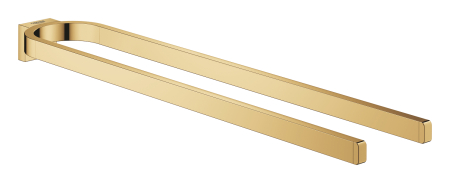Accesorii baie - Suport prosop Grohe 41059GL0, Selection, 360 mm, pe perete, metal, lucios, auriu
