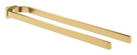 Accesorii baie - Suport prosop Grohe 41059GN0, Selection, 360 mm, montare pe perete, metal, mat, auriu