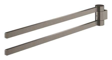 Suport prosop Grohe 41063AL0, Selection, pe perete, 400 mm, metal, mat, grafit [2]