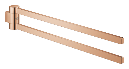 Accesorii baie - Suport prosop Grohe 41063DA0, Selection, 400 mm, meta, lucios, cupru