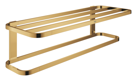 Accesorii baie - Suport prosop Grohe 41066GL0, Selection, pe perete, 600 mm, metal, lucios, auriu