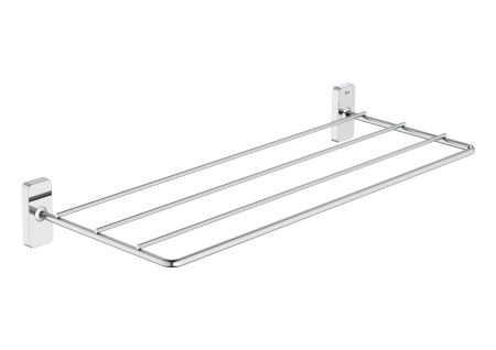 Accesorii baie - Suport prosop Roca A817729C00, 541 mm, 214 mm, 2 orificii instalare, 4 rafturi, pe perete, metal, Crom