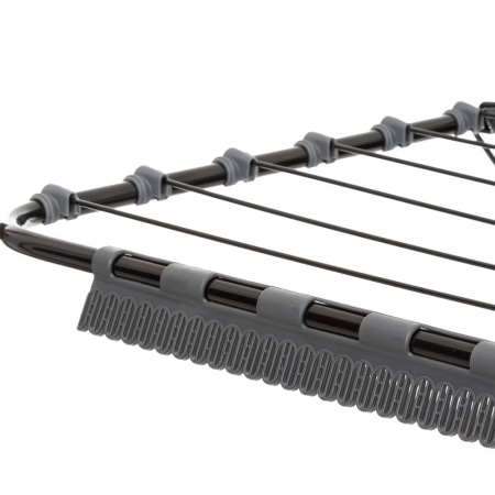 Suport rufe pliabil Atmosphera Mojave cu aripi, otel, 125x60x160 cm, gri [1]