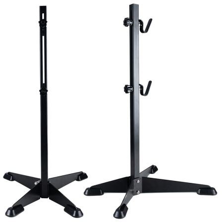 Suport service biciclete inaltime reglabila otel cauciuc, maxim 30 kg, stabil, negru [2]