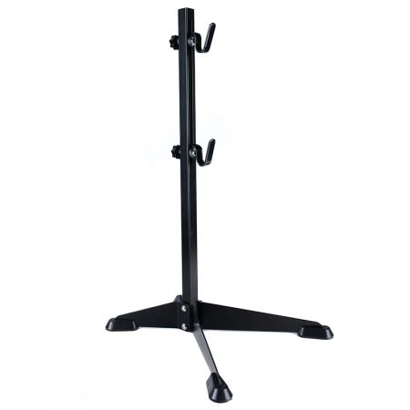 Suport service biciclete inaltime reglabila otel cauciuc, maxim 30 kg, stabil, negru