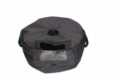 Suport umplere umbrela 47x18 cm, sac cu manere, inchidere velcro, poliester impermeabil, negru [3]