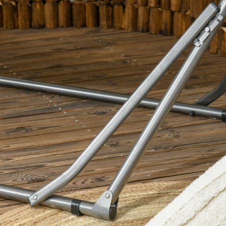  Supporto con Amaca Autoportante Pieghevole in Cotone e Acciaio [8]